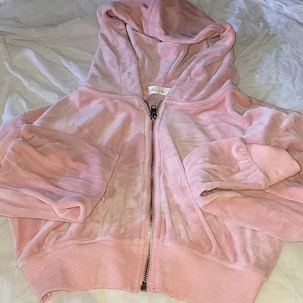 Velour hoodie